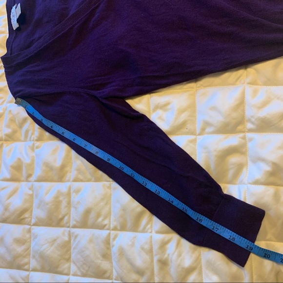 LOFT Eggplant Purple Cardigan - Picture 4 of 7
